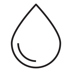 Droplet line icon