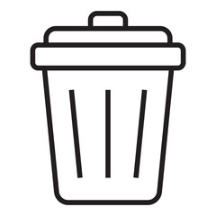 Trash Can line icon