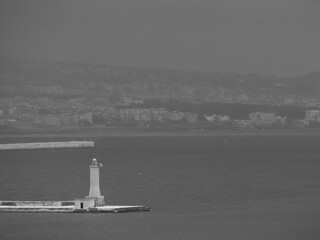 Neapel am Mittelmeer in Italien