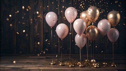 balloons in the night