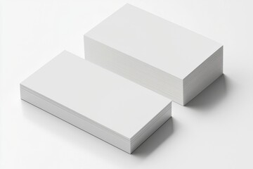 Fototapeta premium Business Card Mockup on Isolated Background created with Generative AI