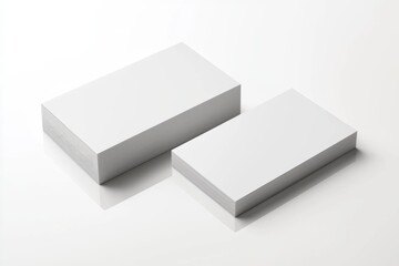 Fototapeta premium Business Card Mockup on Isolated Background created with Generative AI