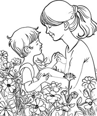 Mother's Day SVG, Mom svg Bundle, Mama svg Bundle, Mother svg Gifts, Mom life svg Files For Cricut, Coloring Book