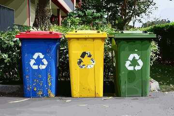 Promoting Recycling and Waste Reduction through Efficient Trash Separation Practices