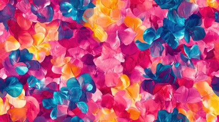 Colorful seamless background pattern for fabric fashion design and textile art