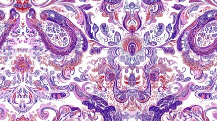 Arabesque hand drawn design featuring a stunning purple boho chic summer aesthetic Textile ready exquisite print suitable for swimwear fabric wallpaper and wrapping Oriental hand drawn arabesque b