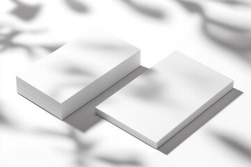 Business Card Mockup on Isolated Background created with Generative AI