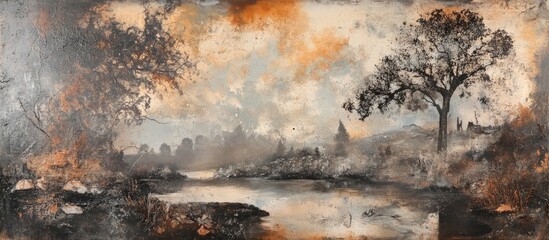 Diverse views of our distinctive environment Mixed media exploration