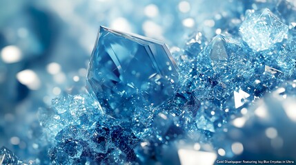 Stylish Wallpaper Featuring Brilliant Broken Diamond Shards in Animated Motion Wallpaper