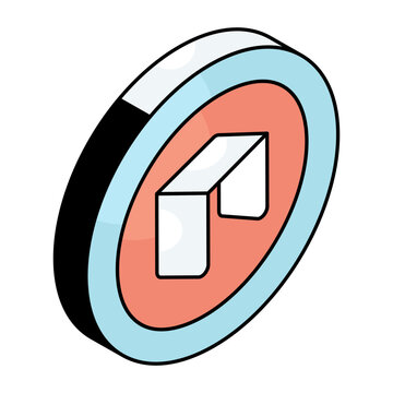 An icon design of neo coin