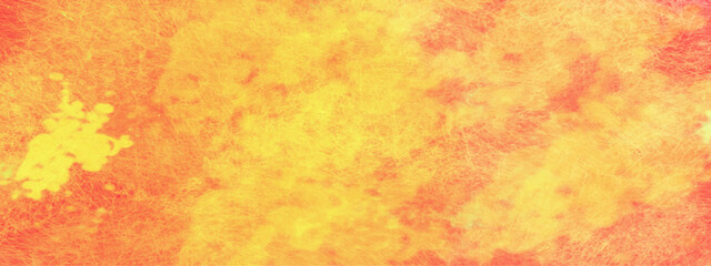 Scratch abstract red, yellow bright beautiful watercolor painted canvas wall grunge texture hot sunrise burning fire color art background. Bright scratches for creative vibrant texture web design.