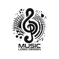 Music Vector Logo Design