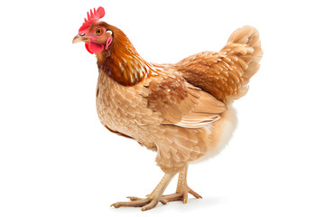 Fototapeta premium chicken isolated on white