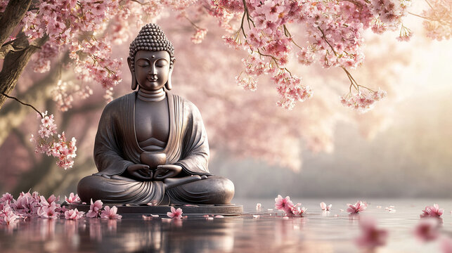 bodhisattva lord buddha statue monk meditating buddhism culture religion