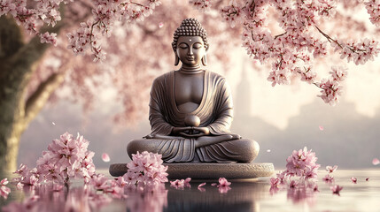 bodhisattva lord buddha statue monk meditating buddhism culture religion