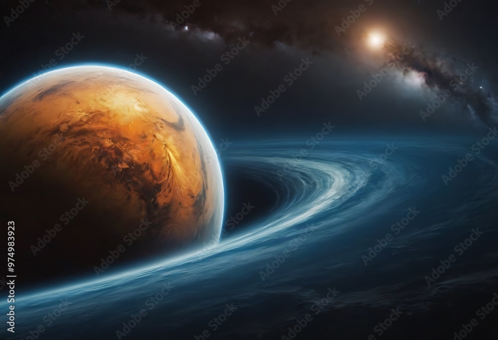 Wall mural the remnants of a supernova, with debris clouds and intense streams of particles racing away from th