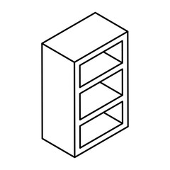 Modern design icon of office drawer