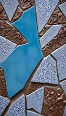 Fototapeta premium decorative stone 3d multi texture background
