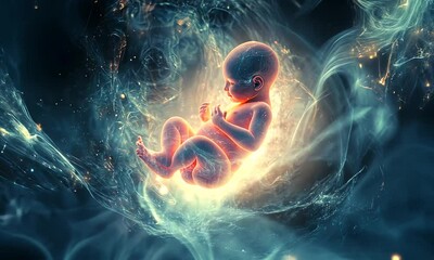 Cosmic Birth: A Celestial New Beginning