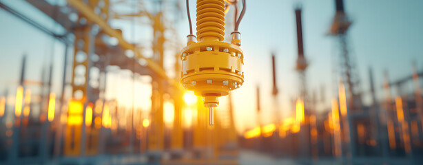 High-Voltage Oil Grid | Advanced Electrical Transmission System for Energy Distribution