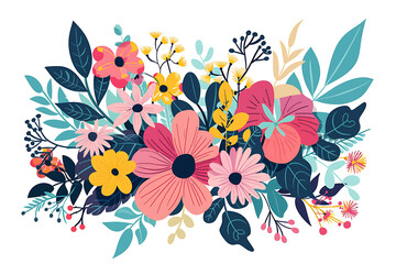 Elegant floral templates. For wedding invitation, birthday and Mothers Day cards, flyer, poster, banner, brochure, email header, post in social networks,