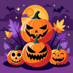 Vector design template halloween concept