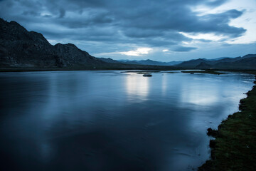 Beautiful colored landscape tourism hobby. Mongolia.