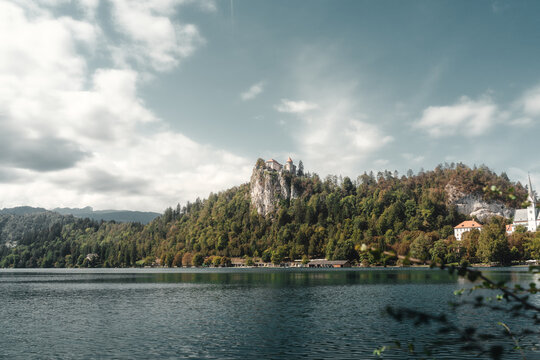 Burg von Bled am Bleder See in Slowenien 