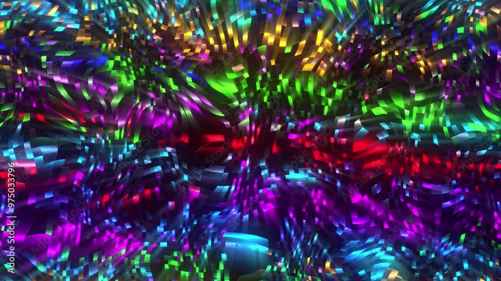 Poster abstract multicolored pattern, mosaic background. creative background animation of squares. technolo