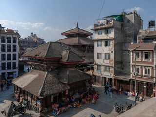 Durbar Square is one of the main attractions of the capital Kathmandu. Nepal.