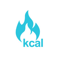 Metabolism, Burning calories icon on white background. From blue icon set.