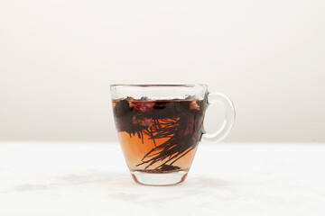 Tincture of Dried Rhodiola quadrifida or Red brush plant, also called as Siberian ginseng. Rhodiola Supports Brain Health, Energy and Mood