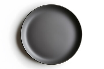 Empty Round Ceramic Plate | Minimalist Tableware Design for Modern Dining and Home Decor