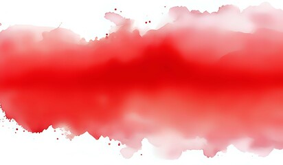 Obraz premium Abstract red watercolor background. AI Generated