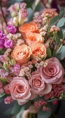 Enchanting Assorted Flower Bouquet Showcasing Nature’s Beauty in Full photo