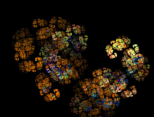 Imaginatory fractal abstract background Image