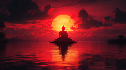  bodhisattva lord buddha statue monk meditating buddhism culture religion