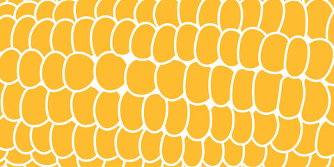 Corn logo. Isolated corn on white background 