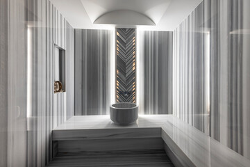 Turkish bathroom without people , turkish hotel architecture Marble Turkish Bath. Spa or sauna...