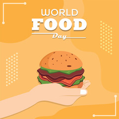 world food day social media poster