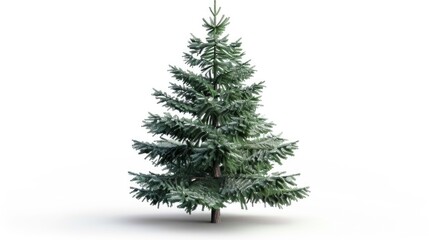 Christmas tree isolated on white  Christmas tree isolated on white