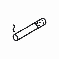 smoking cigarette icon sign vector