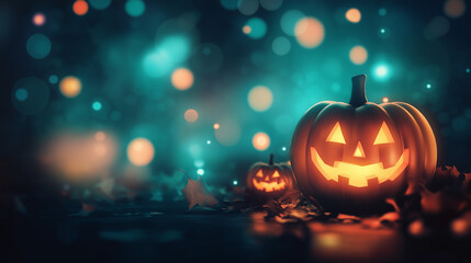 Fototapeta premium halloween pumpkin of a halloween day 