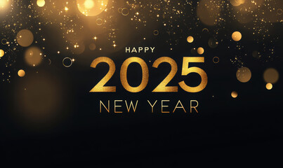 2025 Happy New Year design
