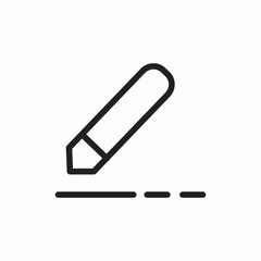 pen text write icon sign vector