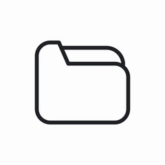 folder binder icon sign vector