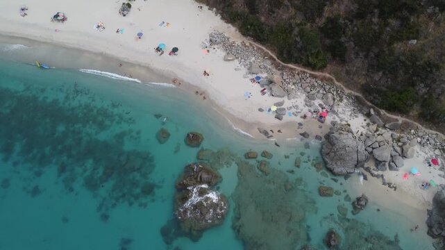 Top view of the sea - Zenit panoramic view of mediterranean sea coast