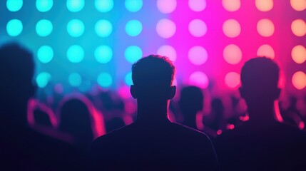 Vibrant Festival Atmosphere: Crowd Dancing with Beers, Live Music Stage and Colorful Lights | Ultra HD