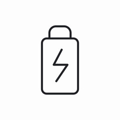 battery charge icon sign vector