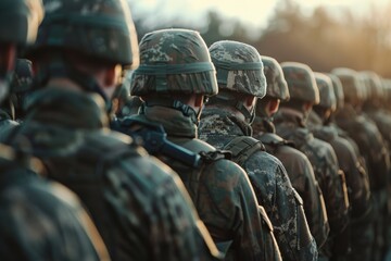 Fototapeta premium Military Soldiers